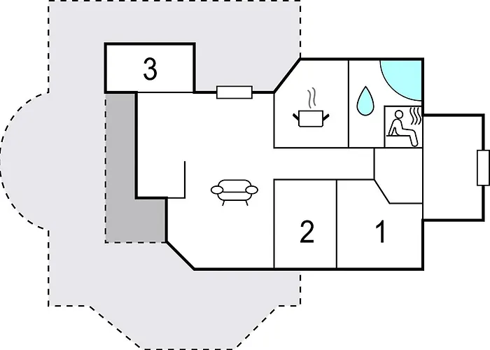 In With Sauna Semesterbostad *